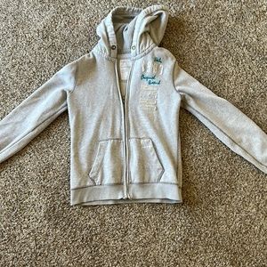 Aeropostale grey zipup